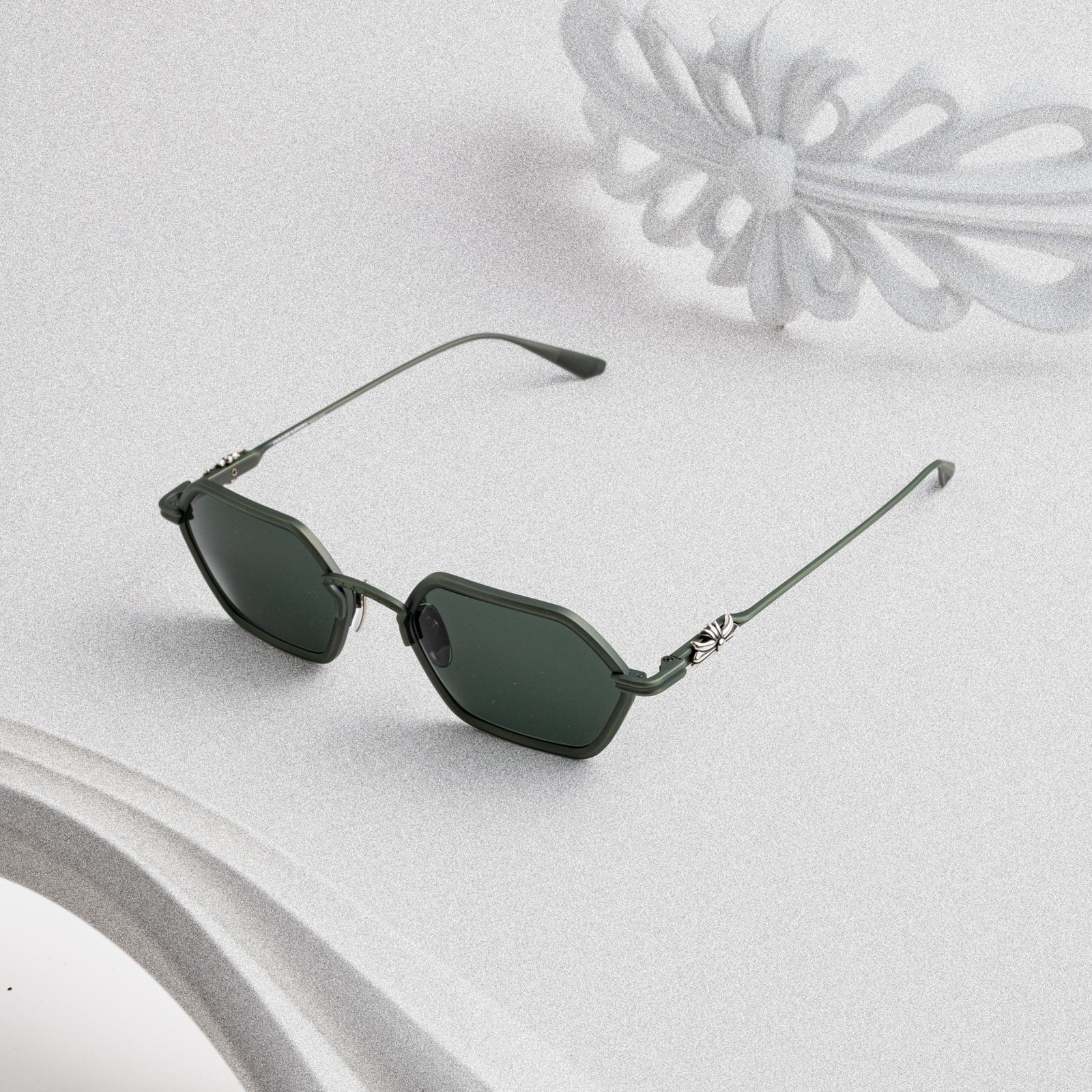 CHROME HEARTS DATASS BRUSHED DARK OLIVE