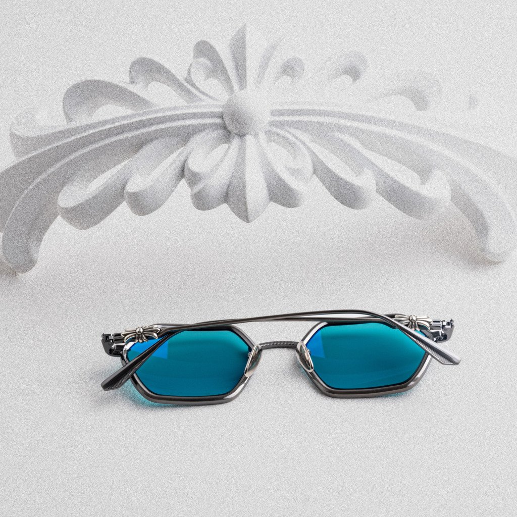 CHROME HEARTS DATASS PEWTER – 54-21-148 (3)