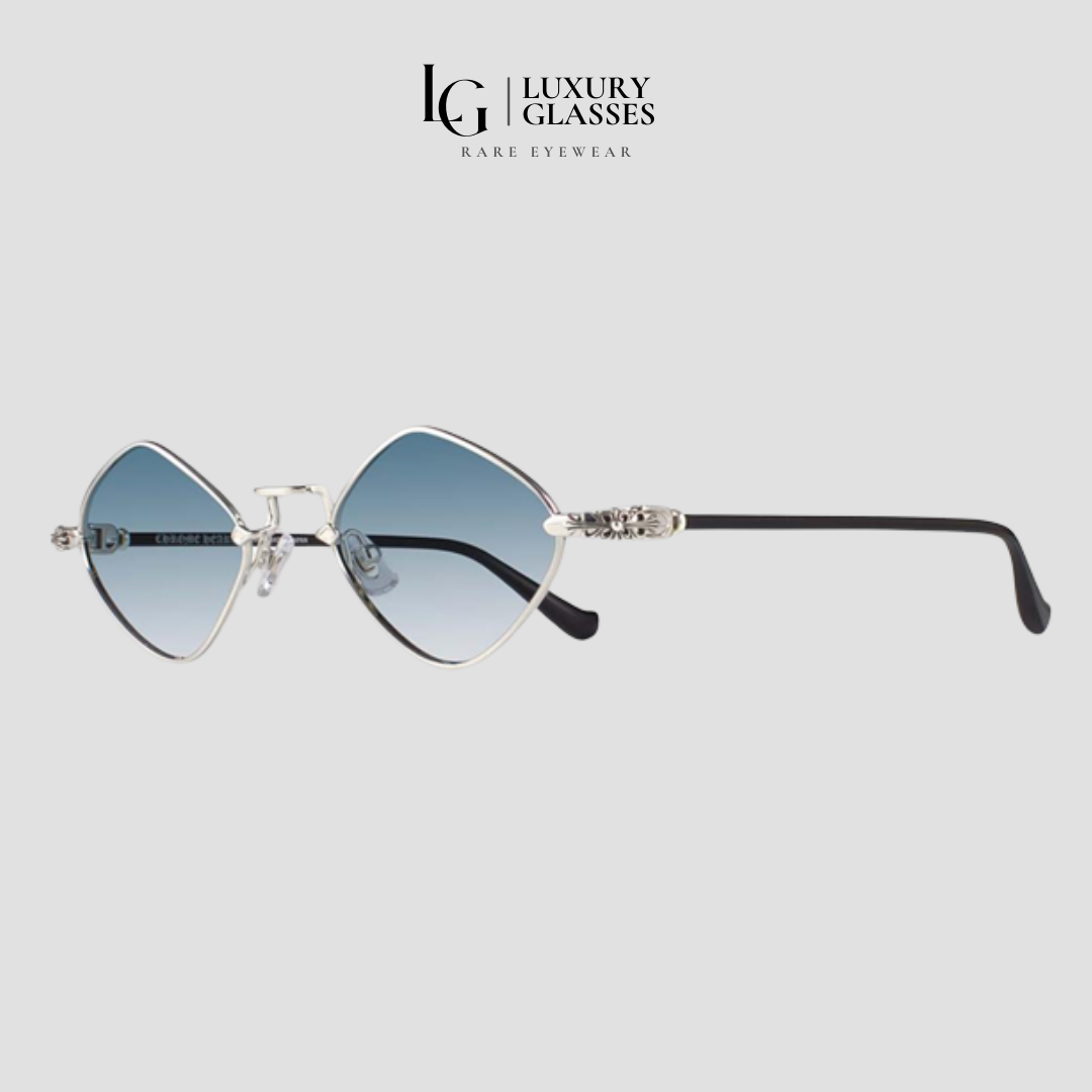 CHROME HEARTS DIAMOND DOG SHINY SILVER/ BLACK