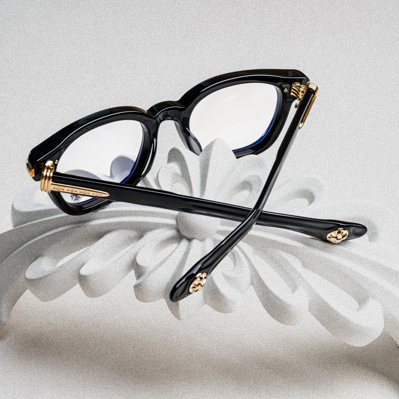 CHROME HEARTS DRIPPIN BLACK – 18K GOLD PLATED – 51-22-146 (3)