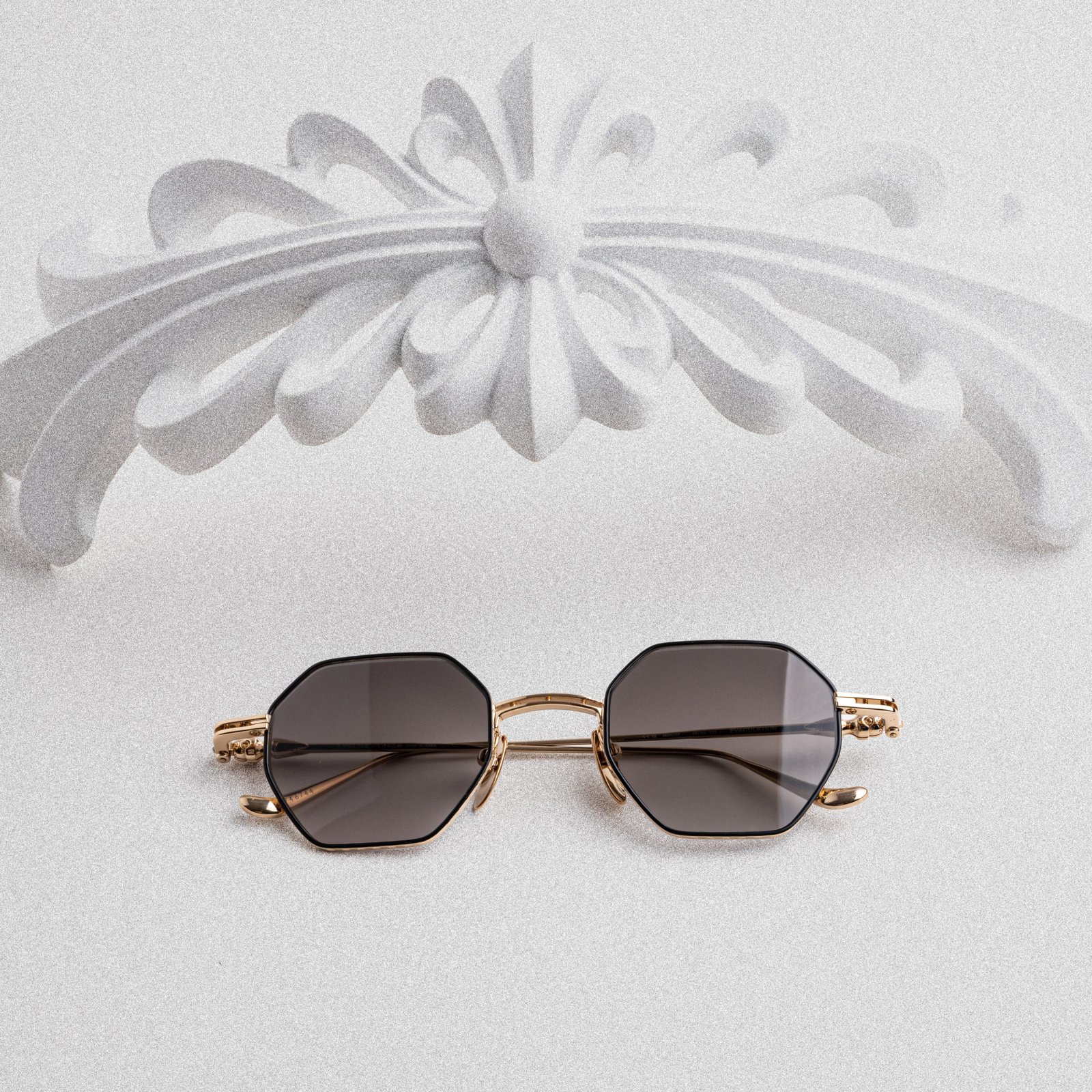 CHROME HEARTS EVACULATION MATTE BLACK-GOLD PLATED – 44-22-133 (4)