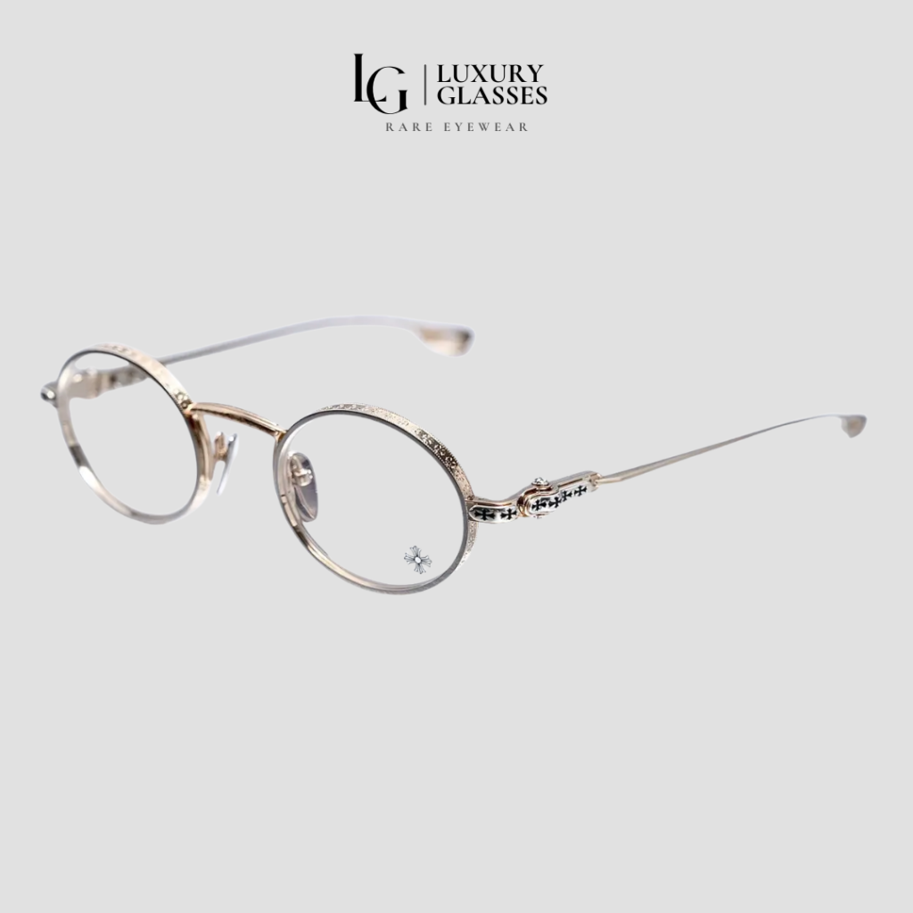 CHROME HEARTS HONEY DIPPED SHINY SILVER GOLD PLATED – 48-23-144 (1)