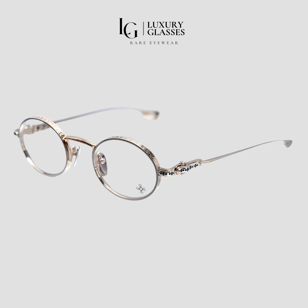 CHROME HEARTS HONEY DIPPED SHINY SILVER GOLD PLATED