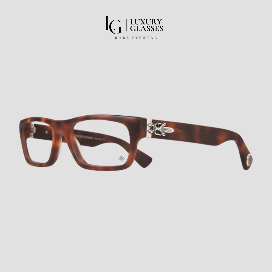 CHROME HEARTS INFLATABLE DATE / A MATTE BUTTERSCOTCH TORTOISE