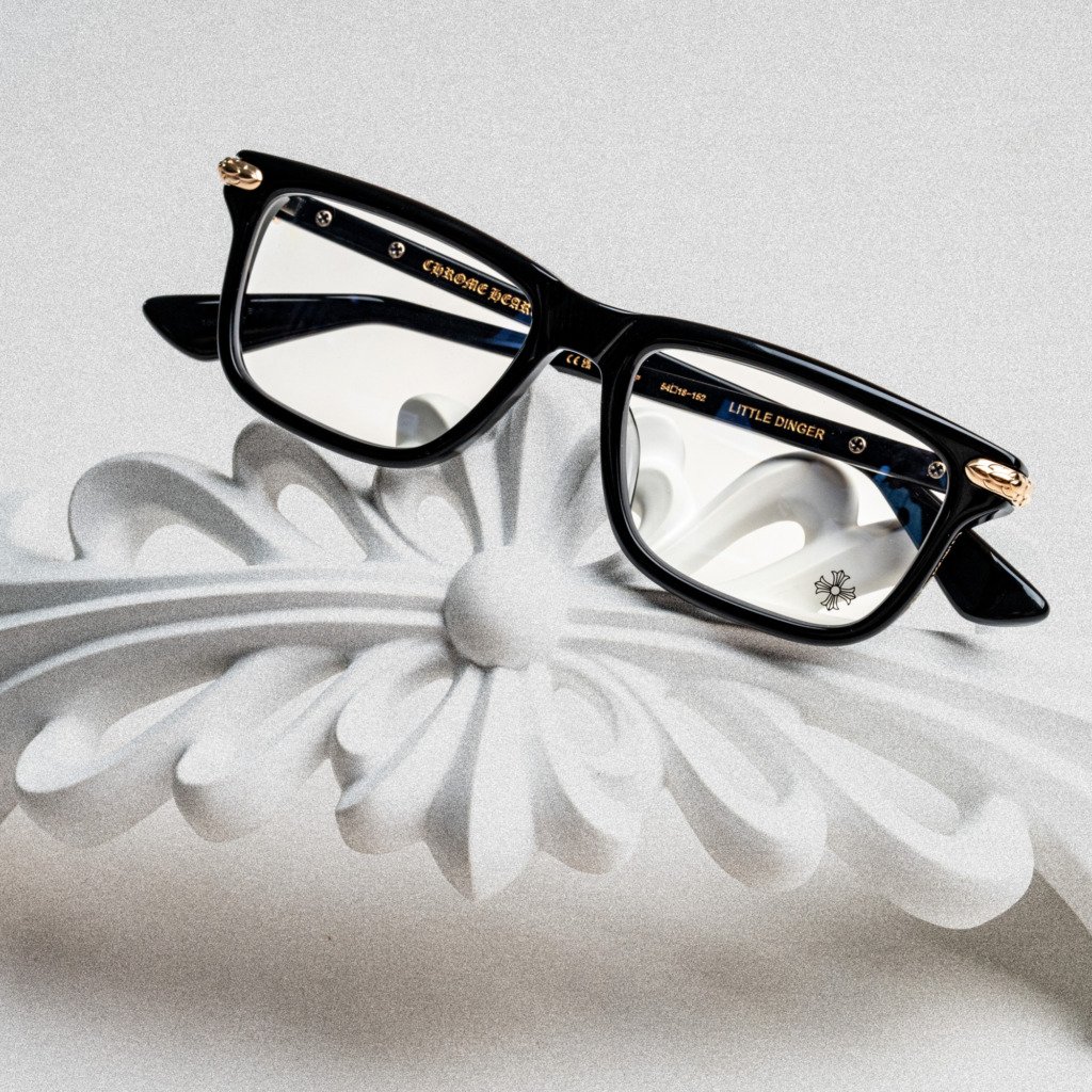 CHROME HEARTS LITTLE DINGER BLACK – 18K GOLD PLATED – 54-18-152 (4)