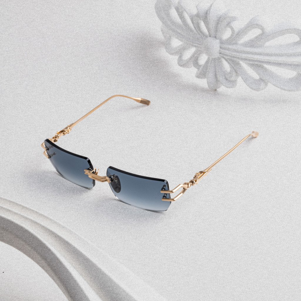 CHROME HEARTS LORDIE MATTE GOLD PLATED – 53-24-144 (1)