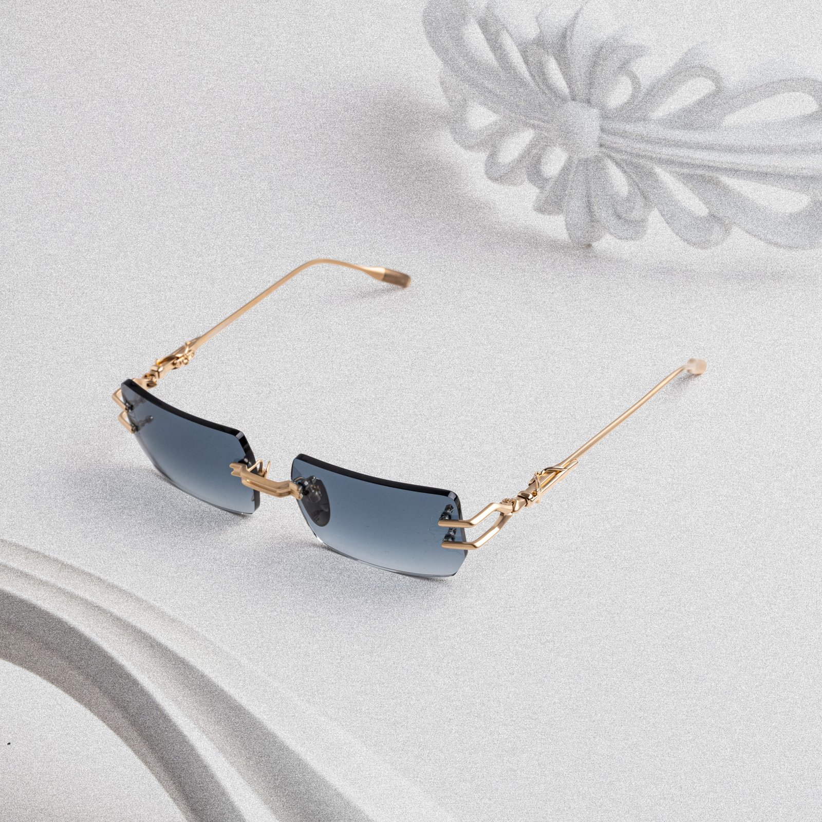 CHROME HEARTS LORDIE MATTE GOLD PLATED