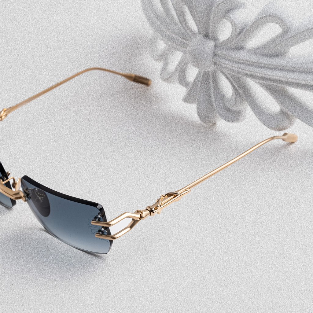 CHROME HEARTS LORDIE MATTE GOLD PLATED – 53-24-144 (2)