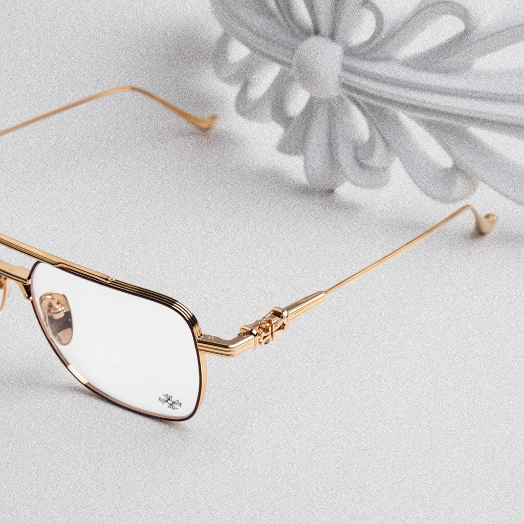 CHROME HEARTS MAGNUM II BORDELLO GOLD PLATED – 56-19-147 (2)