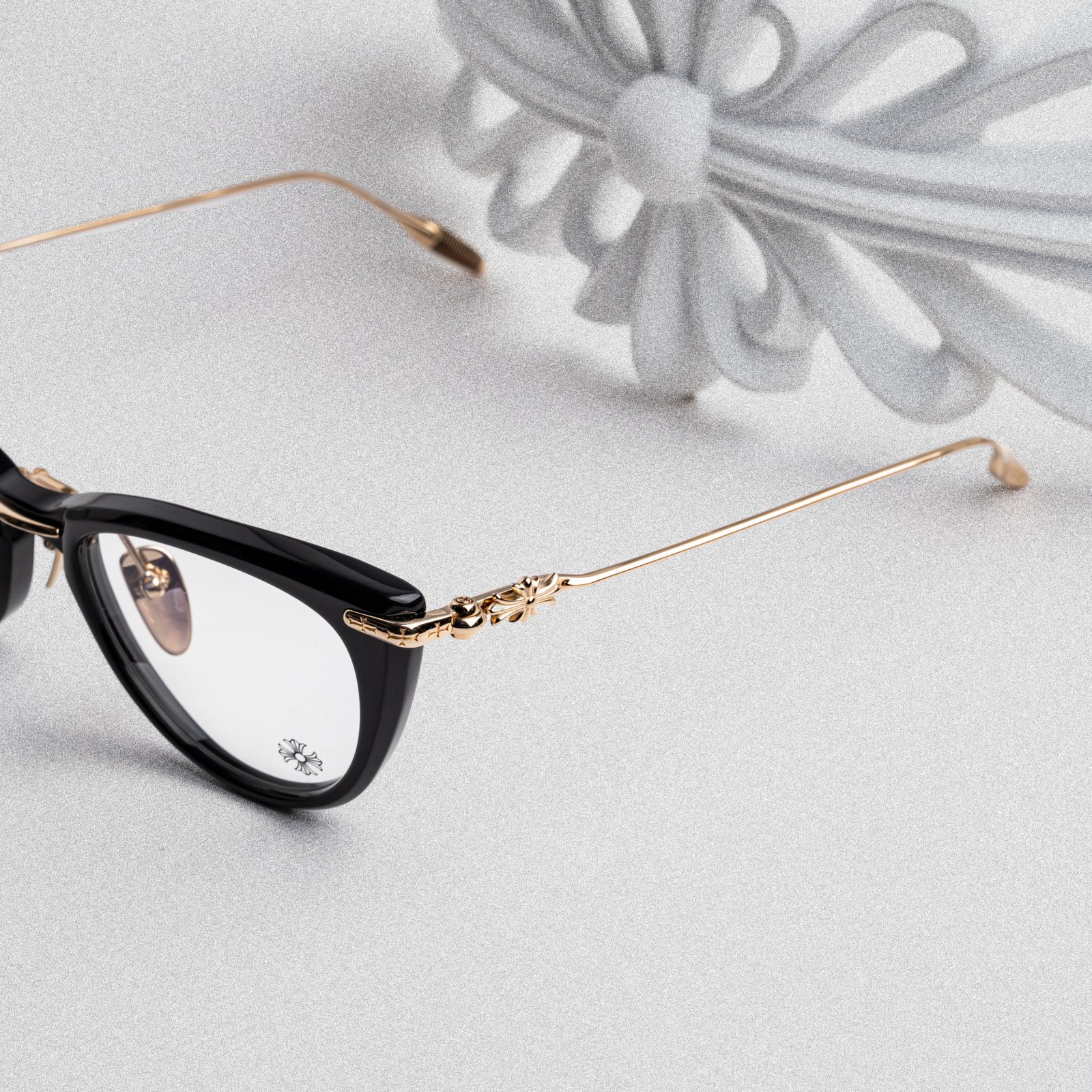 CHROME HEARTS NEW LOVER BLACK-GOLD PLATED – 50-21-140 (2)