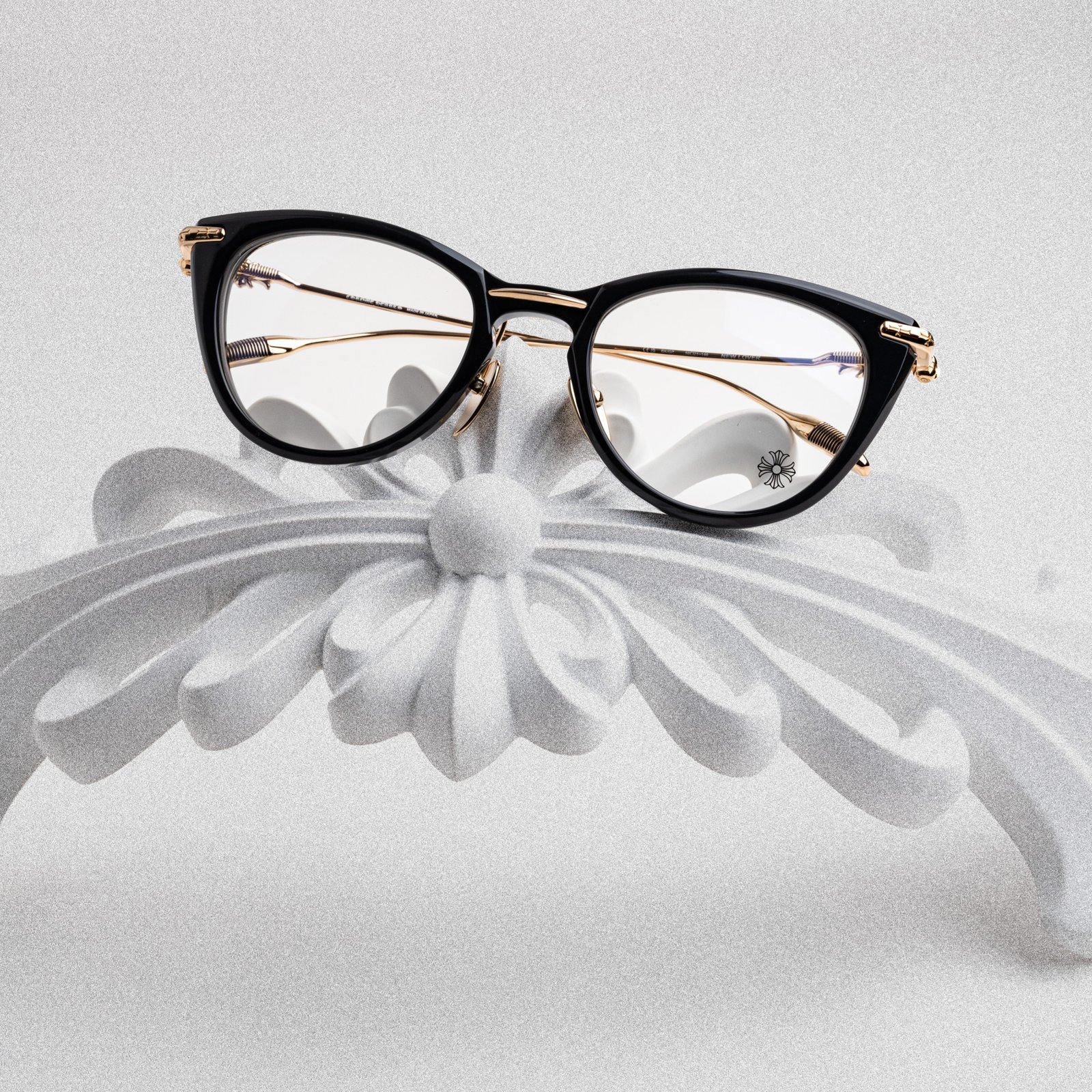 CHROME HEARTS NEW LOVER BLACK-GOLD PLATED – 50-21-140 (4)