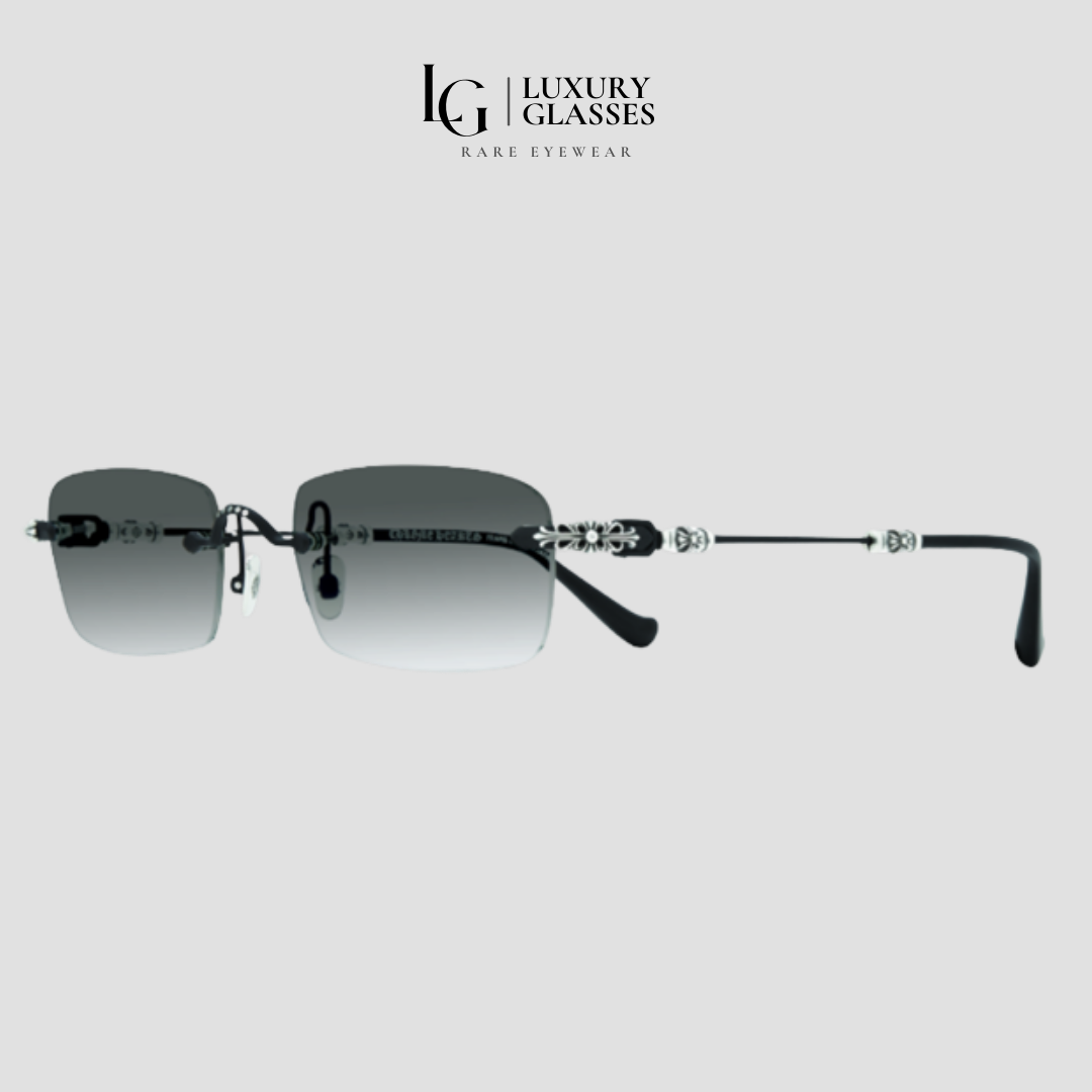 CHROME HEARTS PILLS III MATTE BLACK- MATTE BLACK - PLASTIC - SUN