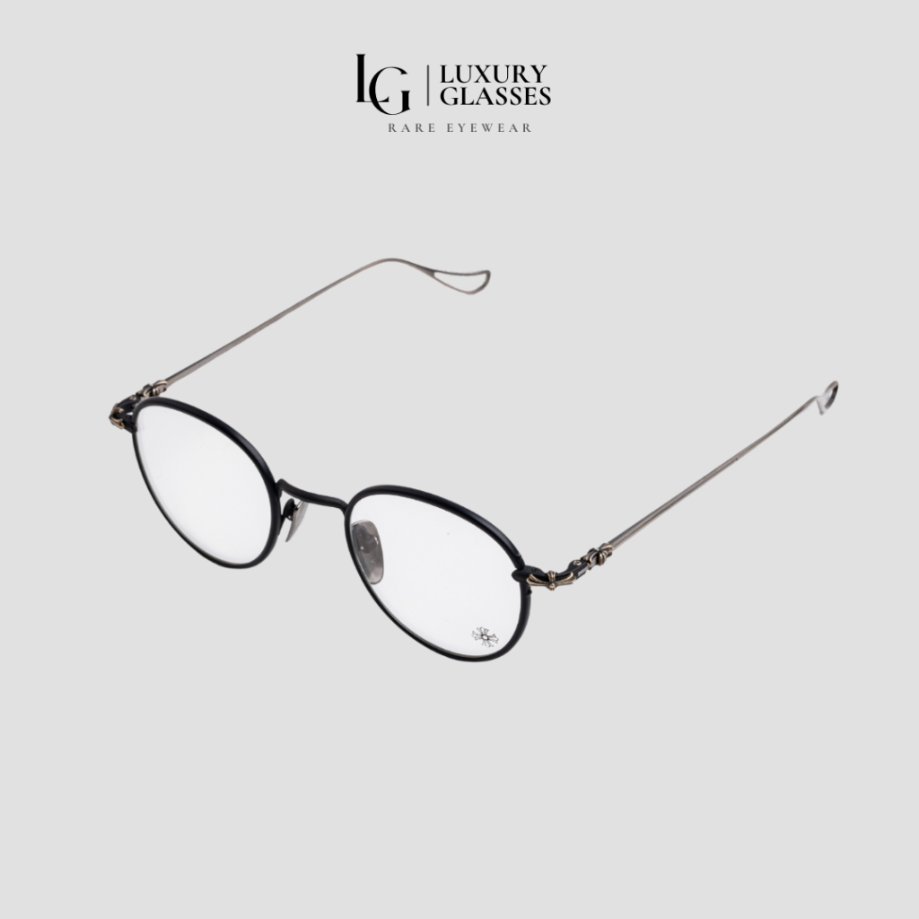 CHROME HEARTS SINNERGASM MATTE BLACK-ANTIQUE SILVE – 48-22-143 (1)