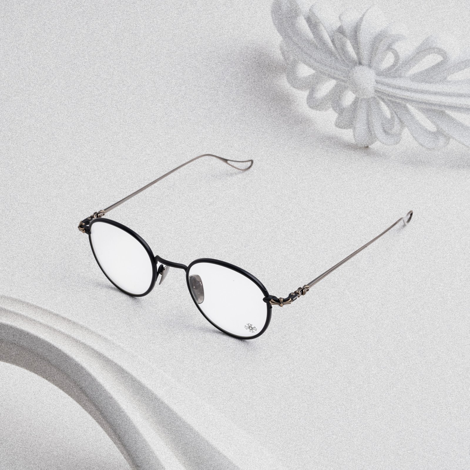 CHROME HEARTS SINNERGASM MATTE BLACK/ANTIQUE SILVE