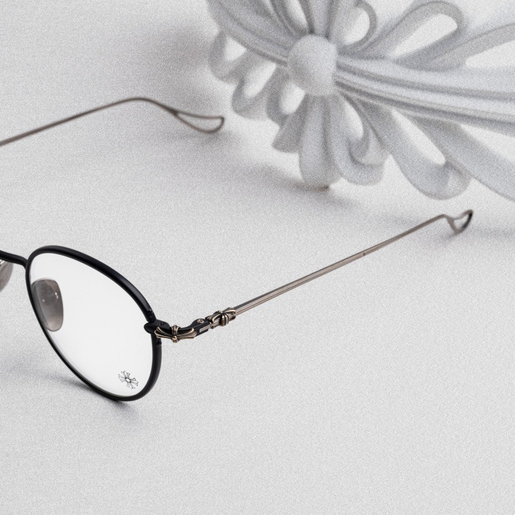 CHROME HEARTS SINNERGASM MATTE BLACK-ANTIQUE SILVE – 48-22-143 (2)