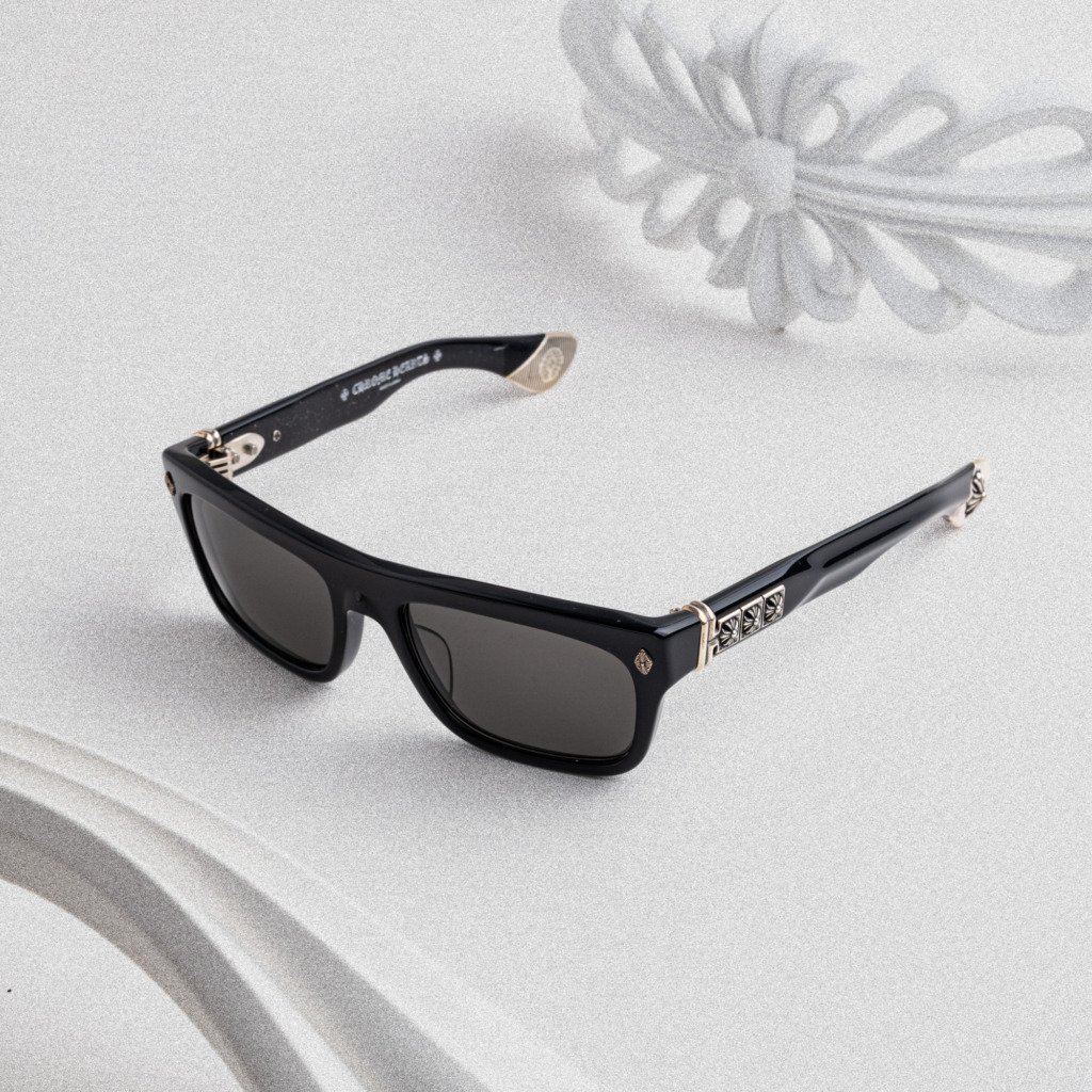 CHROME HEARTS SLUSS BUSSIN II BLACK DARK GRAY – 57-19-148 (1)