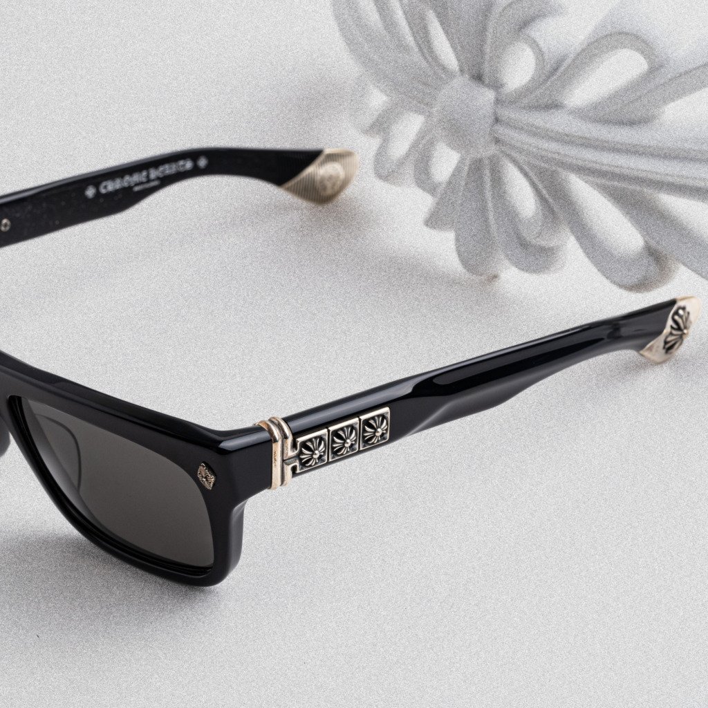 CHROME HEARTS SLUSS BUSSIN II BLACK DARK GRAY – 57-19-148 (2)