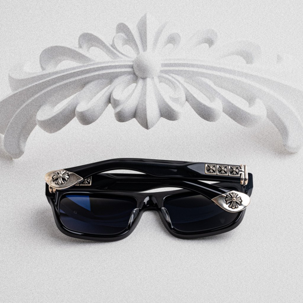 CHROME HEARTS SLUSS BUSSIN II BLACK DARK GRAY – 57-19-148 (3)
