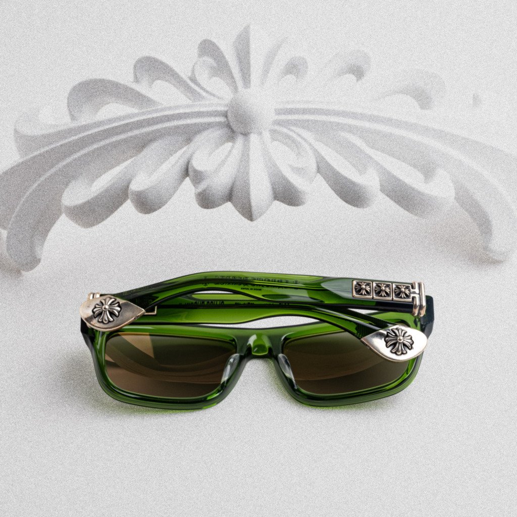 CHROME HEARTS SLUSS BUSSIN II DARK OLIVE – 57-19-148 (3)