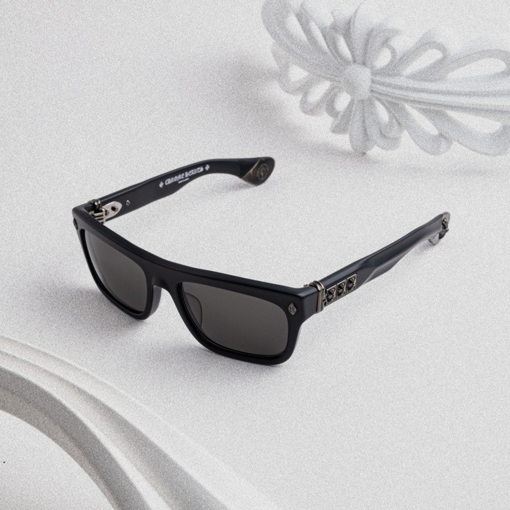CHROME HEARTS SLUSS BUSSIN II MATTE BLACK – 57-19-148 (1)