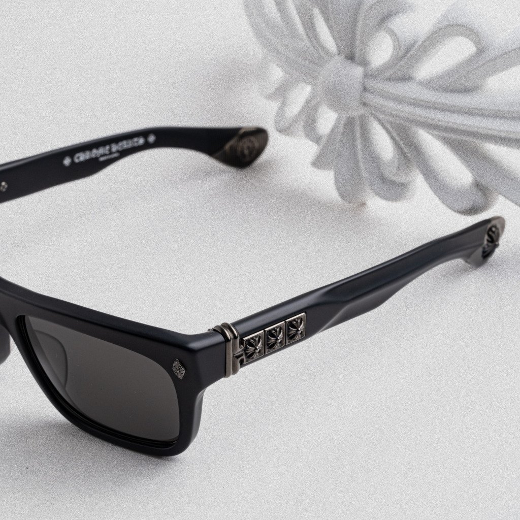 CHROME HEARTS SLUSS BUSSIN II MATTE BLACK – 57-19-148 (2)