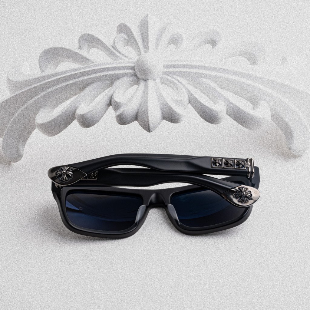 CHROME HEARTS SLUSS BUSSIN II MATTE BLACK – 57-19-148 (3)