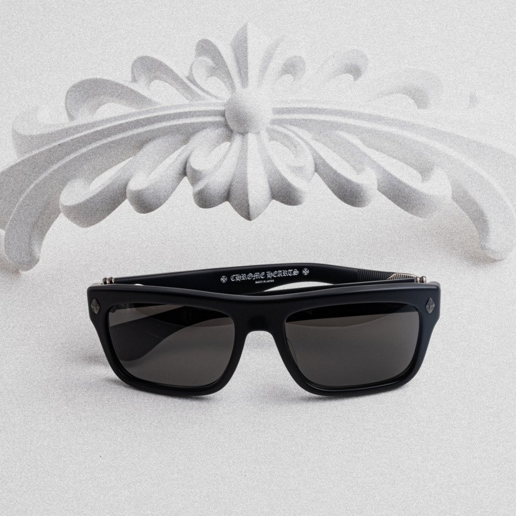 CHROME HEARTS SLUSS BUSSIN II MATTE BLACK – 57-19-148 (4)