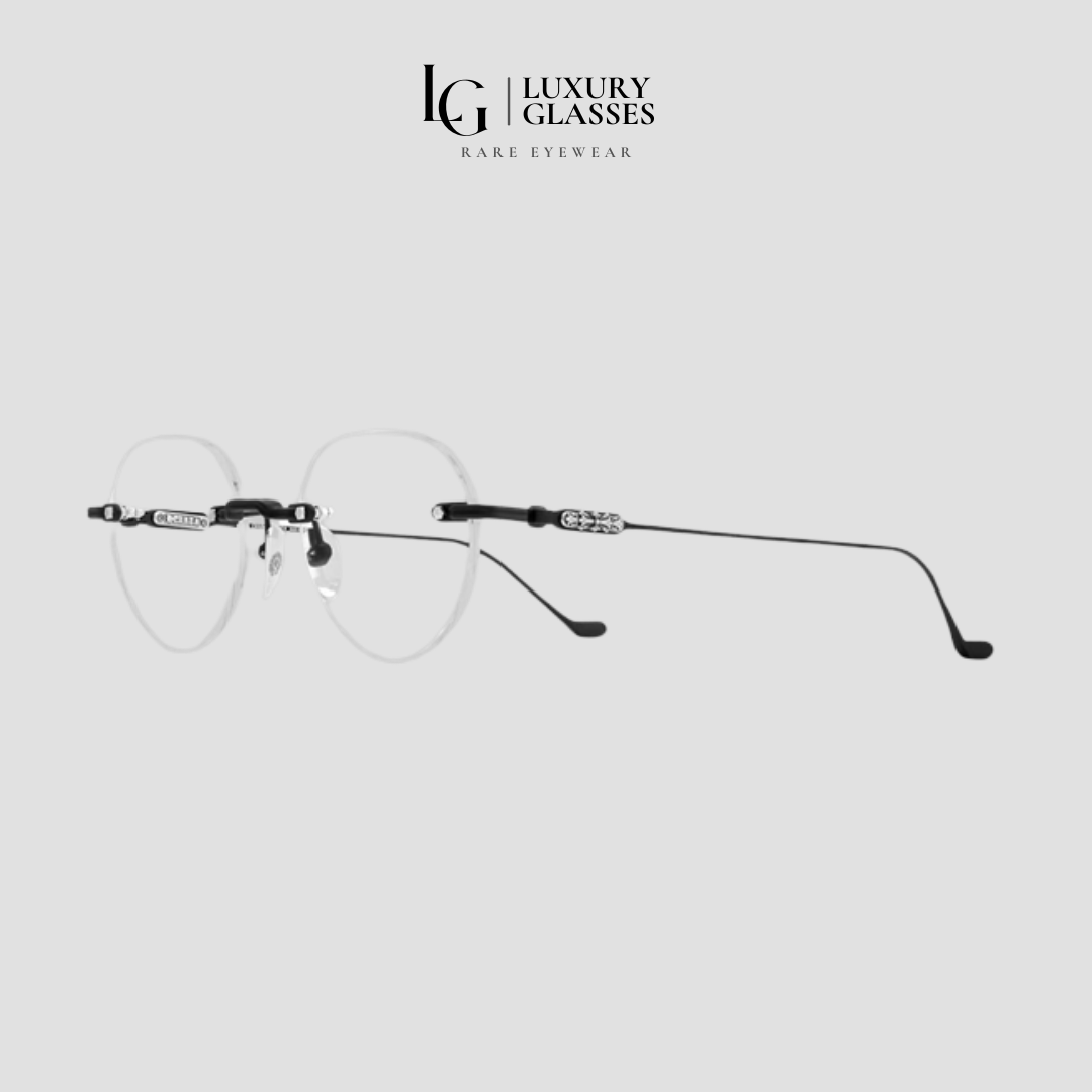 CHROME HEARTS SOFFFFFFFFERS I MATTE BLACK/SHINY SILVER