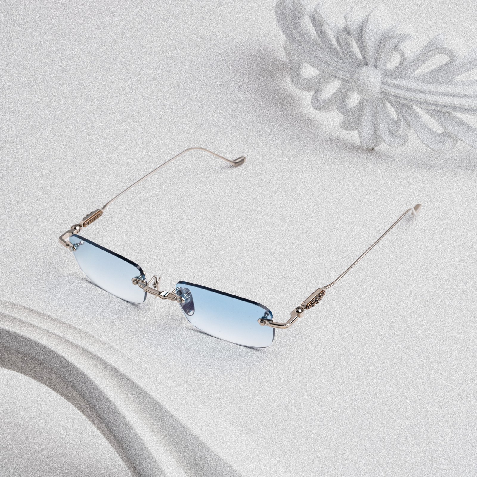 CHROME HEARTS SOFFFFFFFFERS I SHINY SILVER