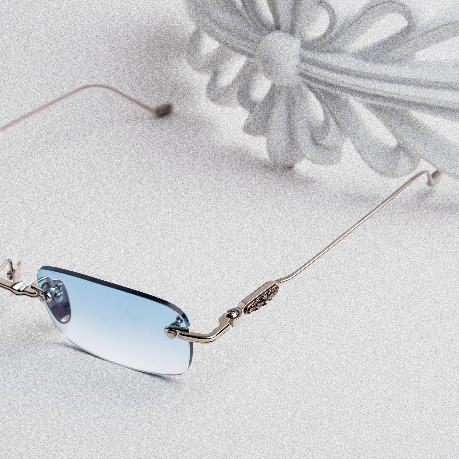 CHROME HEARTS SOFFFFFFFFERS I SHINY SILVER – 50-22-145 (2)