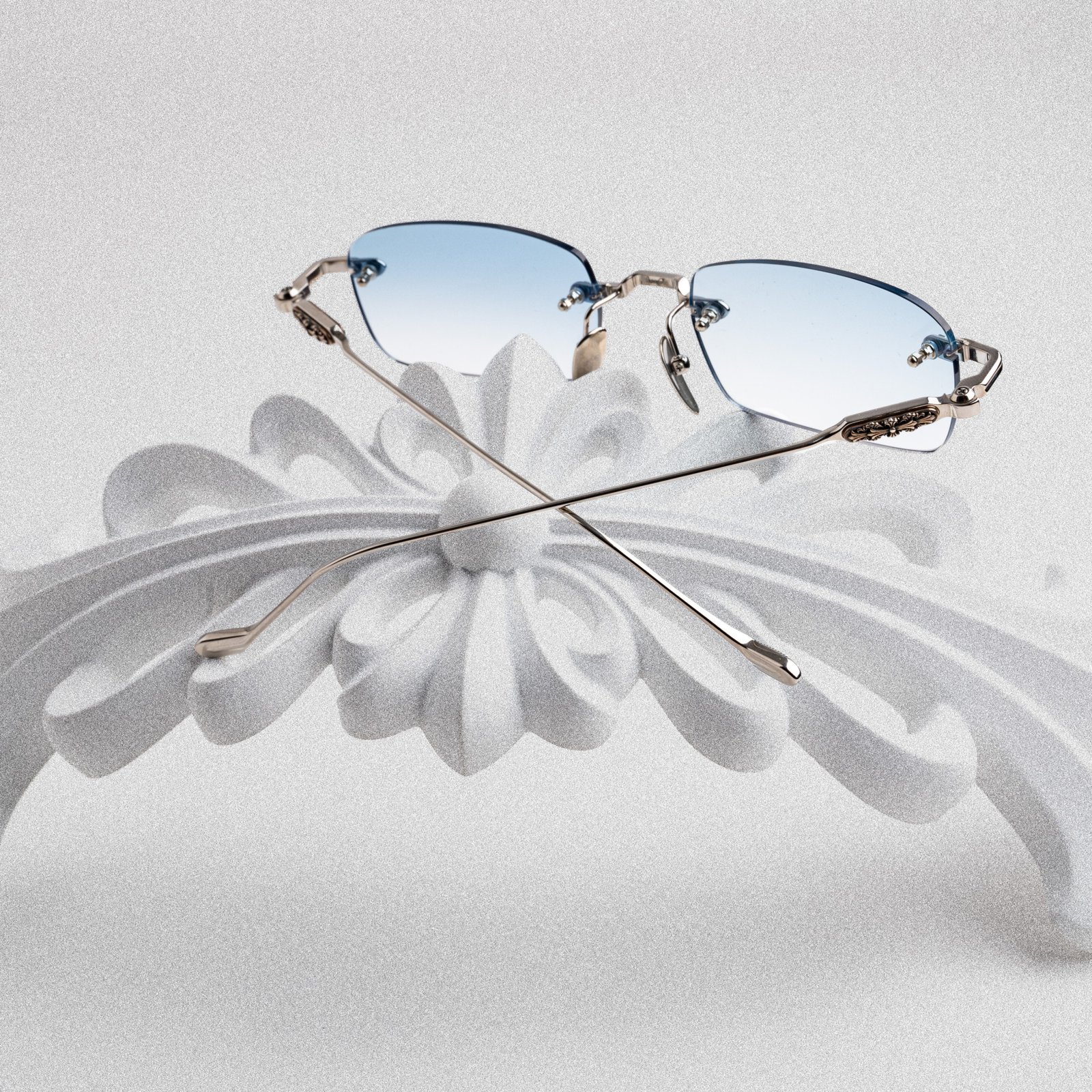 CHROME HEARTS SOFFFFFFFFERS I SHINY SILVER – 50-22-145 (3)