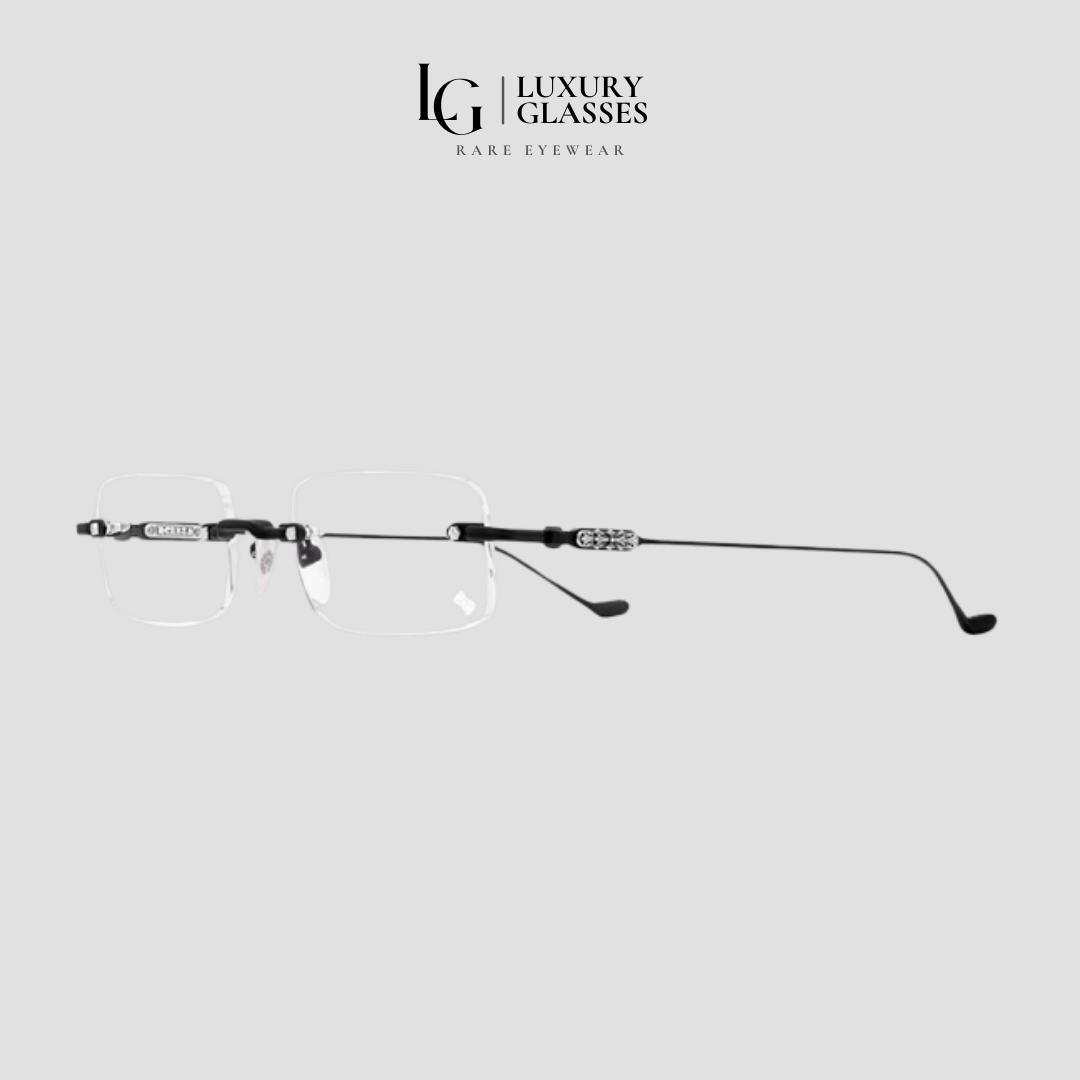 CHROME HEARTS SOFFFFFFFFERS II MATTE BLACK/SHINY SILVER