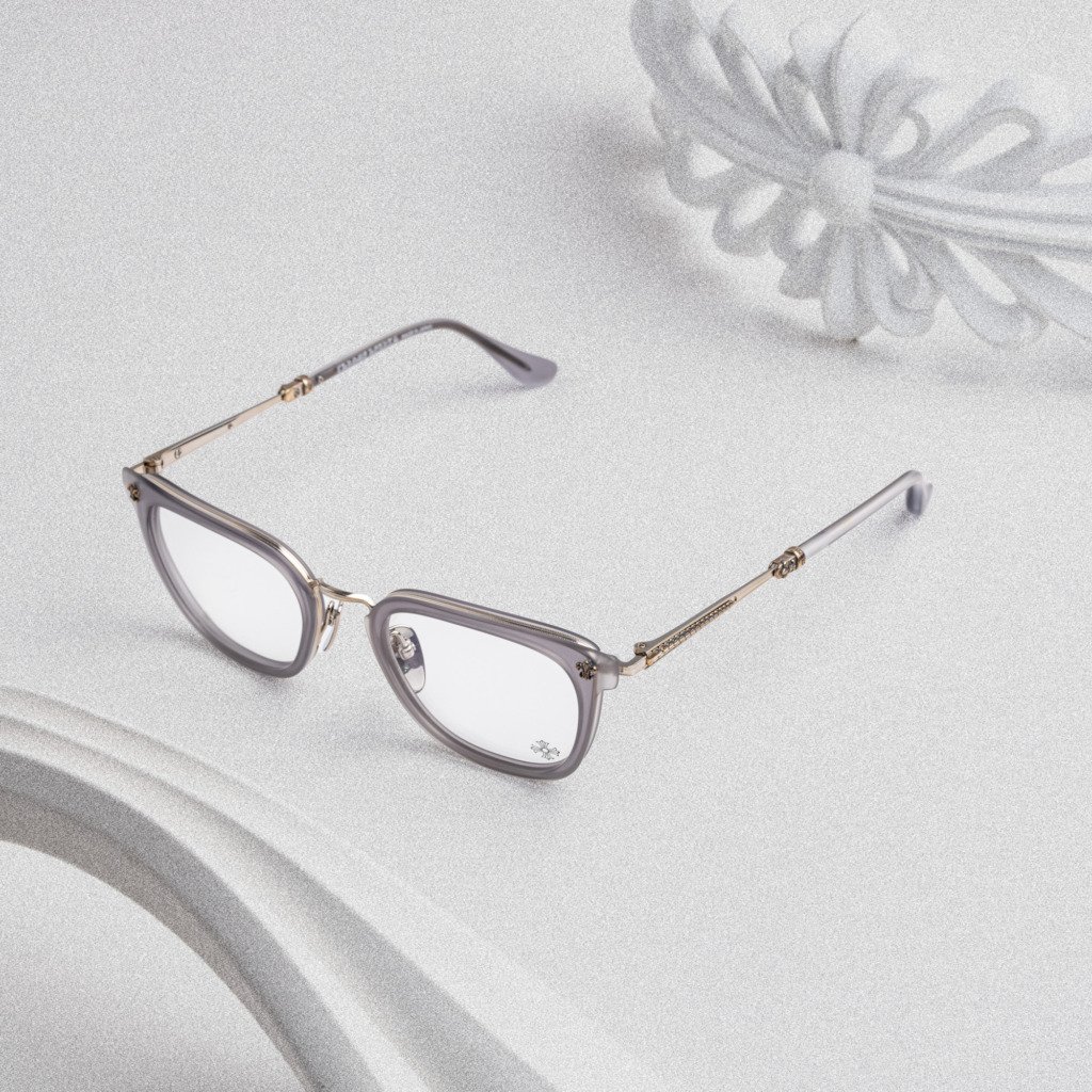 CHROME HEARTS STRAPADICTOME STRAPADICTOME MATTE GRAPHITE SHINY SILVER – 51-21-148 (1)