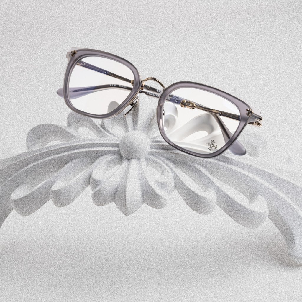 CHROME HEARTS STRAPADICTOME STRAPADICTOME MATTE GRAPHITE SHINY SILVER – 51-21-148 (4)