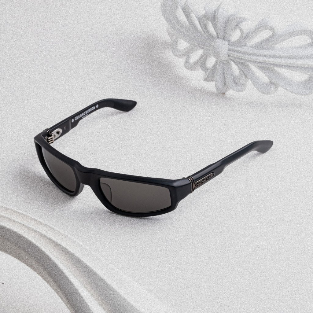 CHROME HEARTS T.HUTCH MATTE BLACK – 58-22-122 (1)