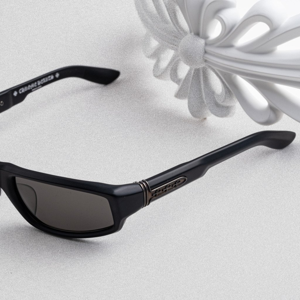 CHROME HEARTS T.HUTCH MATTE BLACK – 58-22-122 (2)