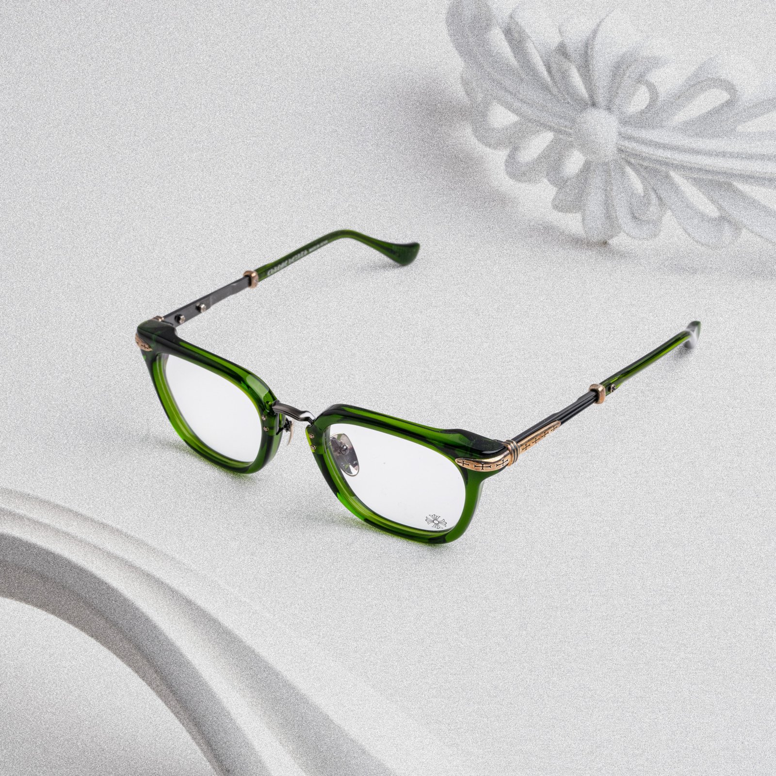 CHROME HEARTS TITANASLUVR MOSS/PEWTER