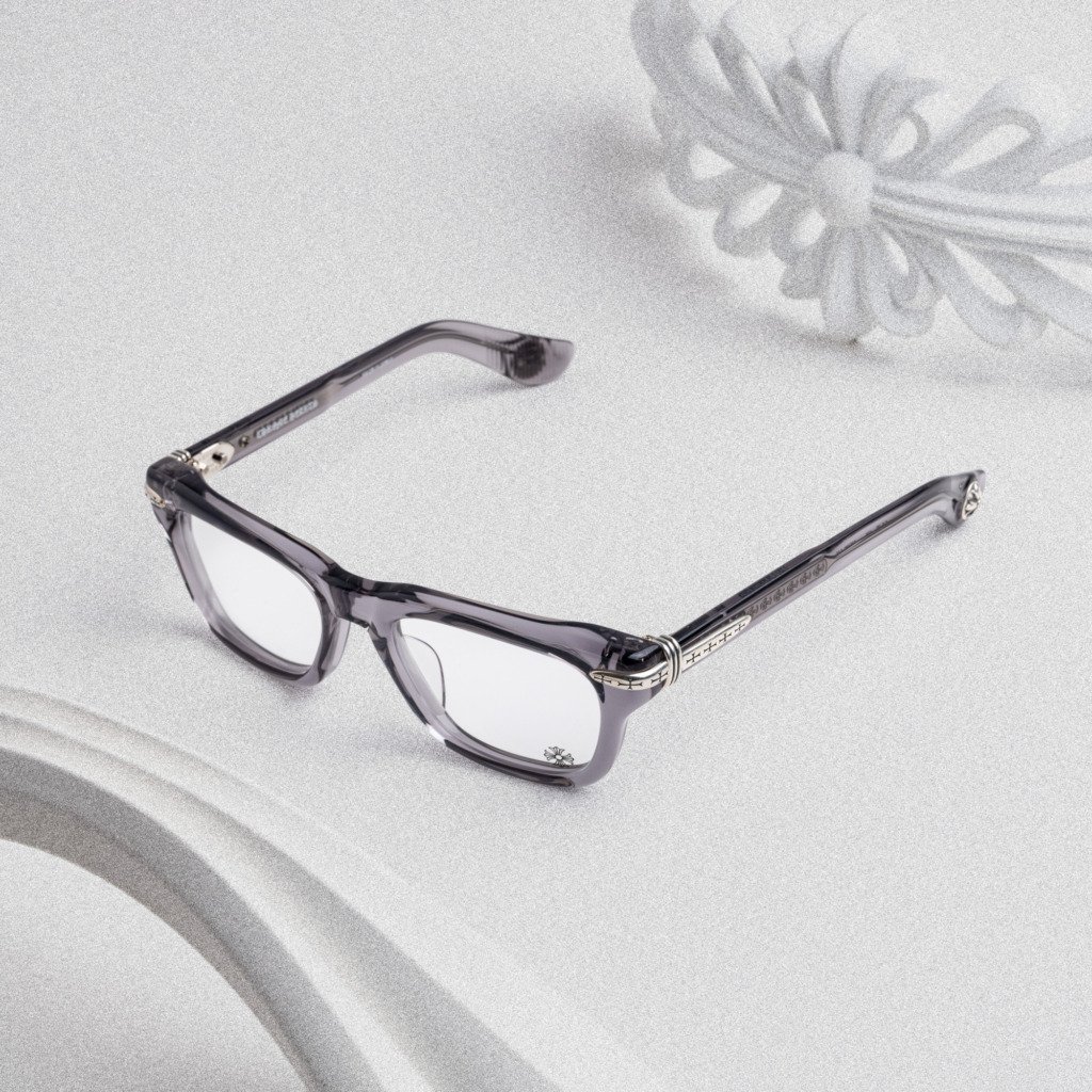 CHROME HEARTS TRYPOLEAGAIN GRAPHITE- 52-20-146 (1)