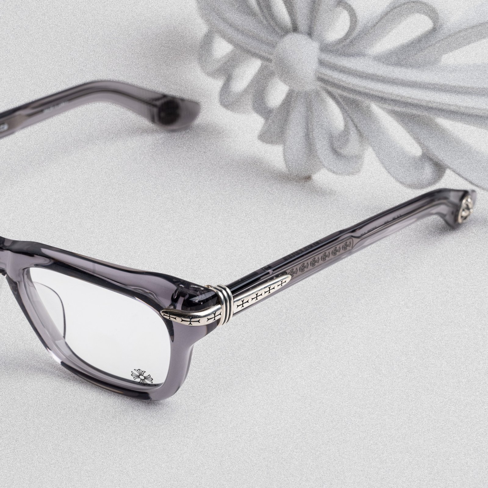 CHROME HEARTS TRYPOLEAGAIN GRAPHITE- 52-20-146 (2)