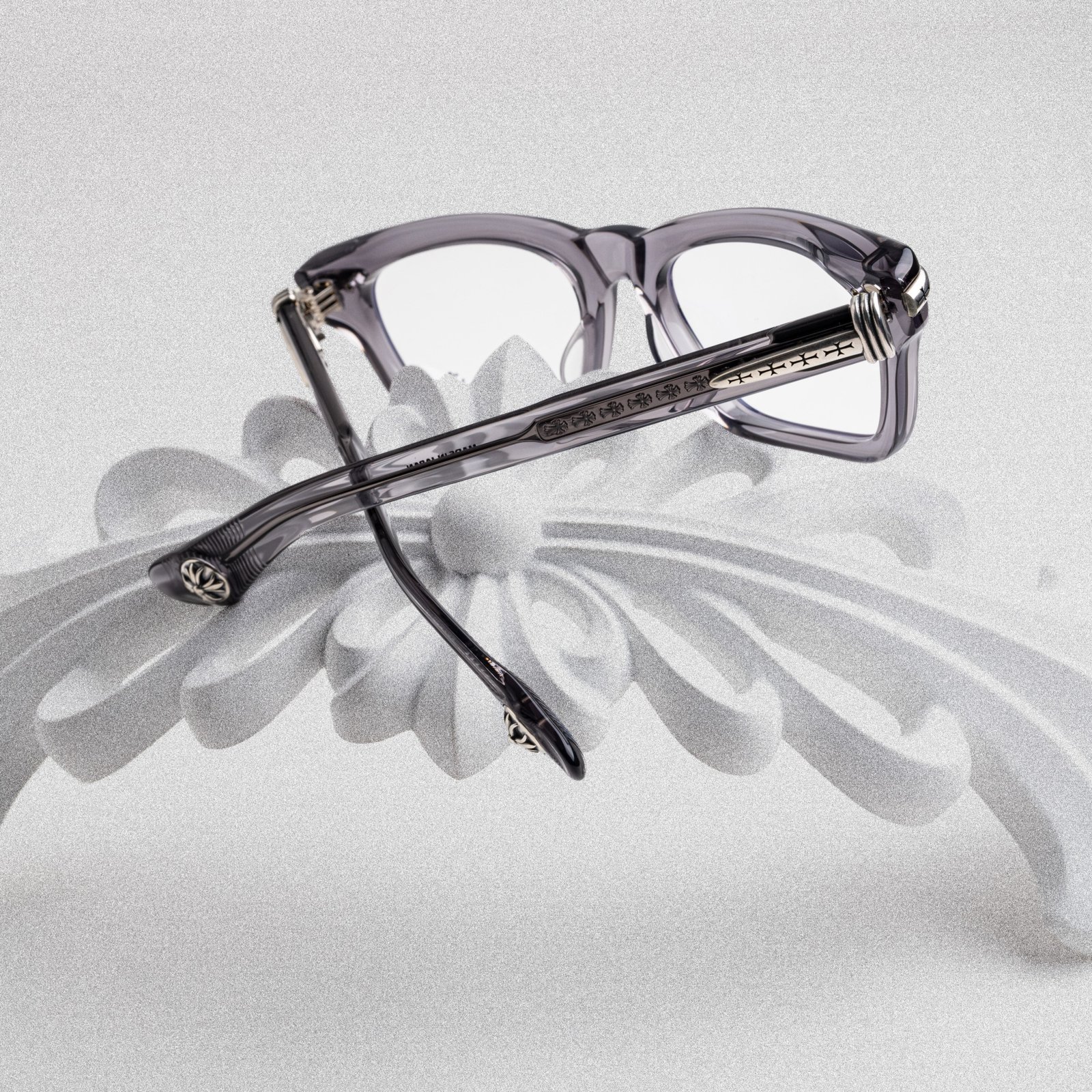 CHROME HEARTS TRYPOLEAGAIN GRAPHITE- 52-20-146 (3)