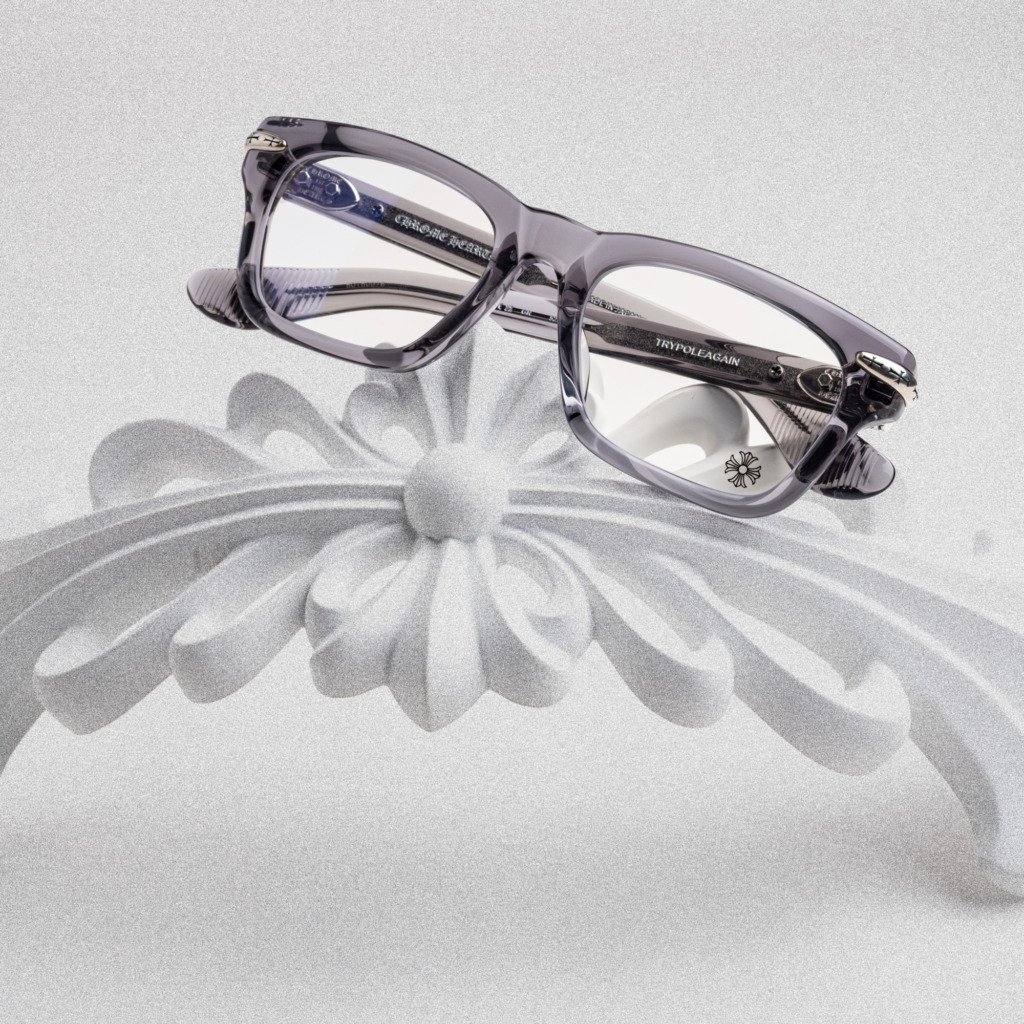 CHROME HEARTS TRYPOLEAGAIN GRAPHITE- 52-20-146 (4)