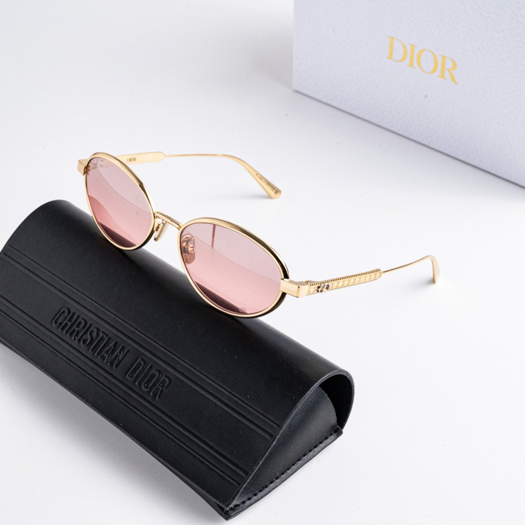 DIOR DIORCANNAGE R1U B0R6 GOLD BORDEAUX MIRROR – 53-16-140 (1)