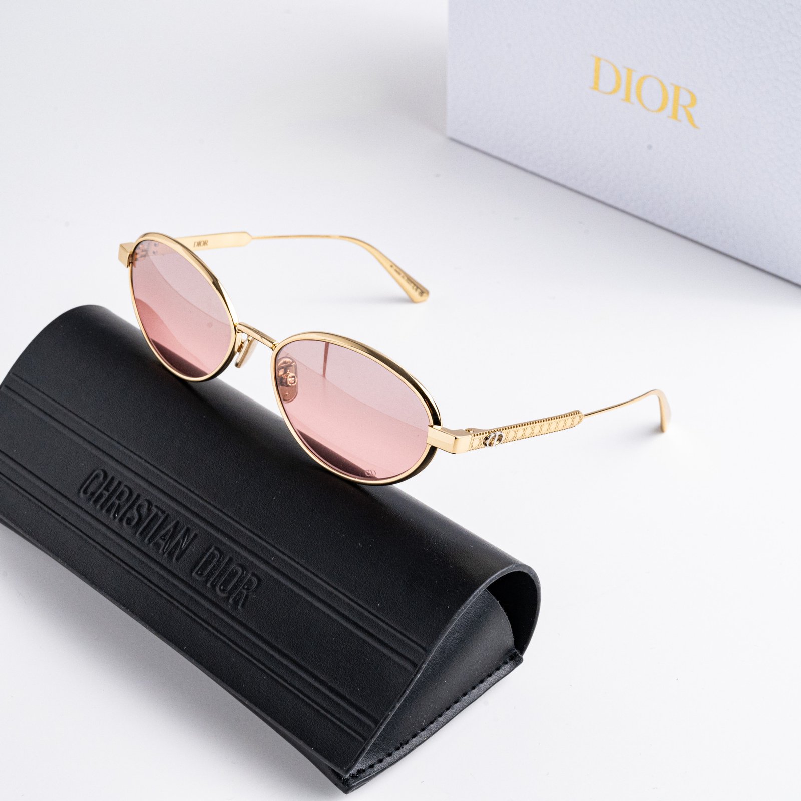 DIOR DIORCANNAGE R1U B0R6 GOLD BORDEAUX MIRROR