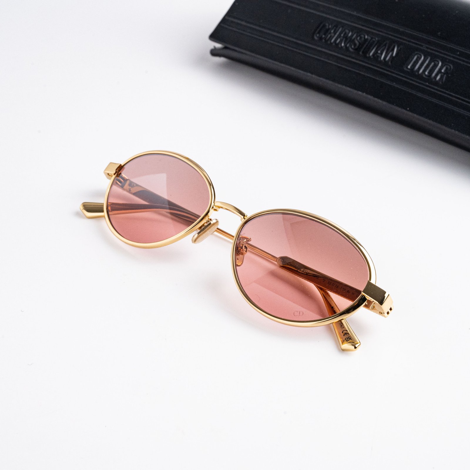 DIOR DIORCANNAGE R1U B0R6 GOLD BORDEAUX MIRROR – 53-16-140 (2)