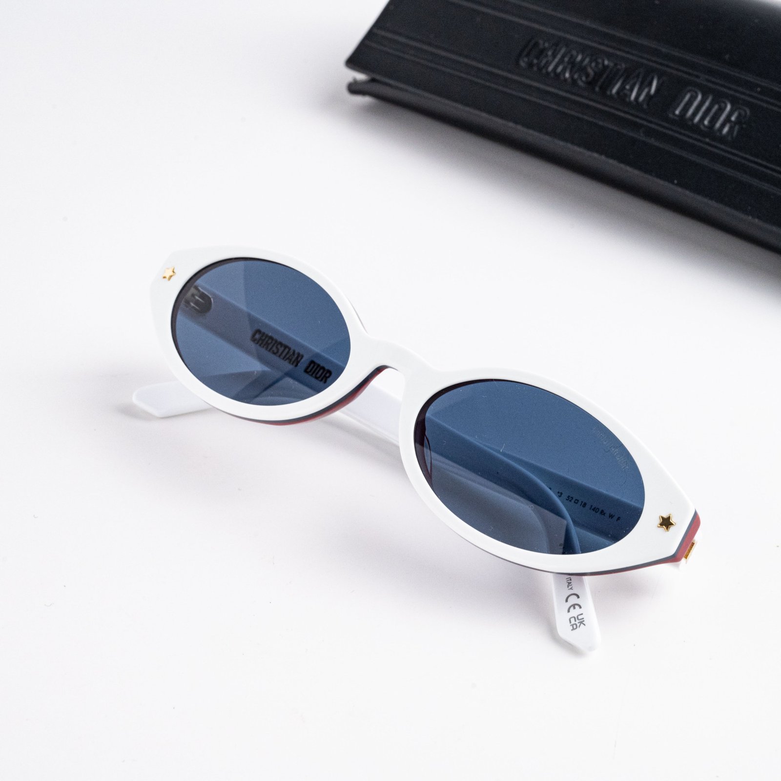 DIOR DIORPACIFIC R1I 50B0 WHITE BLUE – 52-18-140 (2)