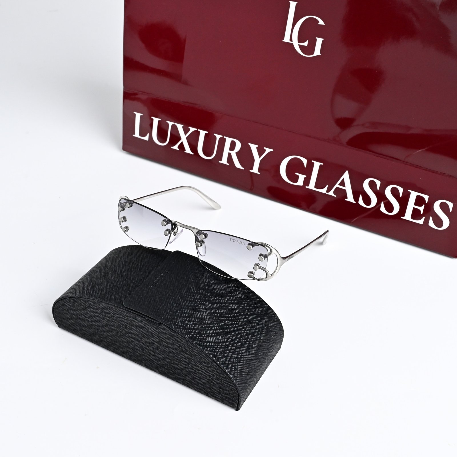 PRADA PR C57S 28H40V SILVER DARK GREY