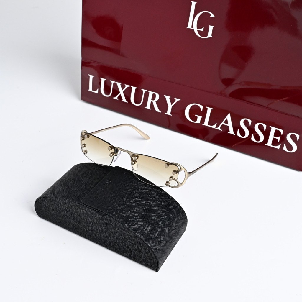 PRADA PR C57S 29H30V GOLD LIGHT BROWN