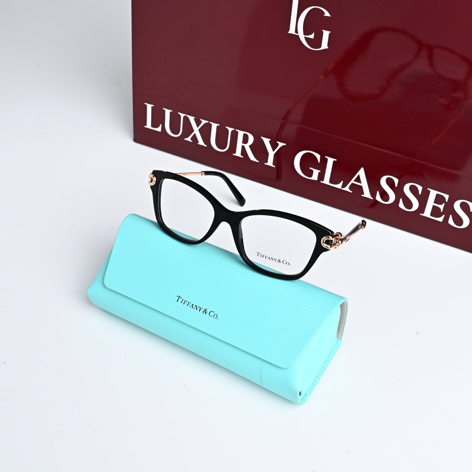 TIFFANY & CO TF2266 8001 BLACK ROSE GOLD