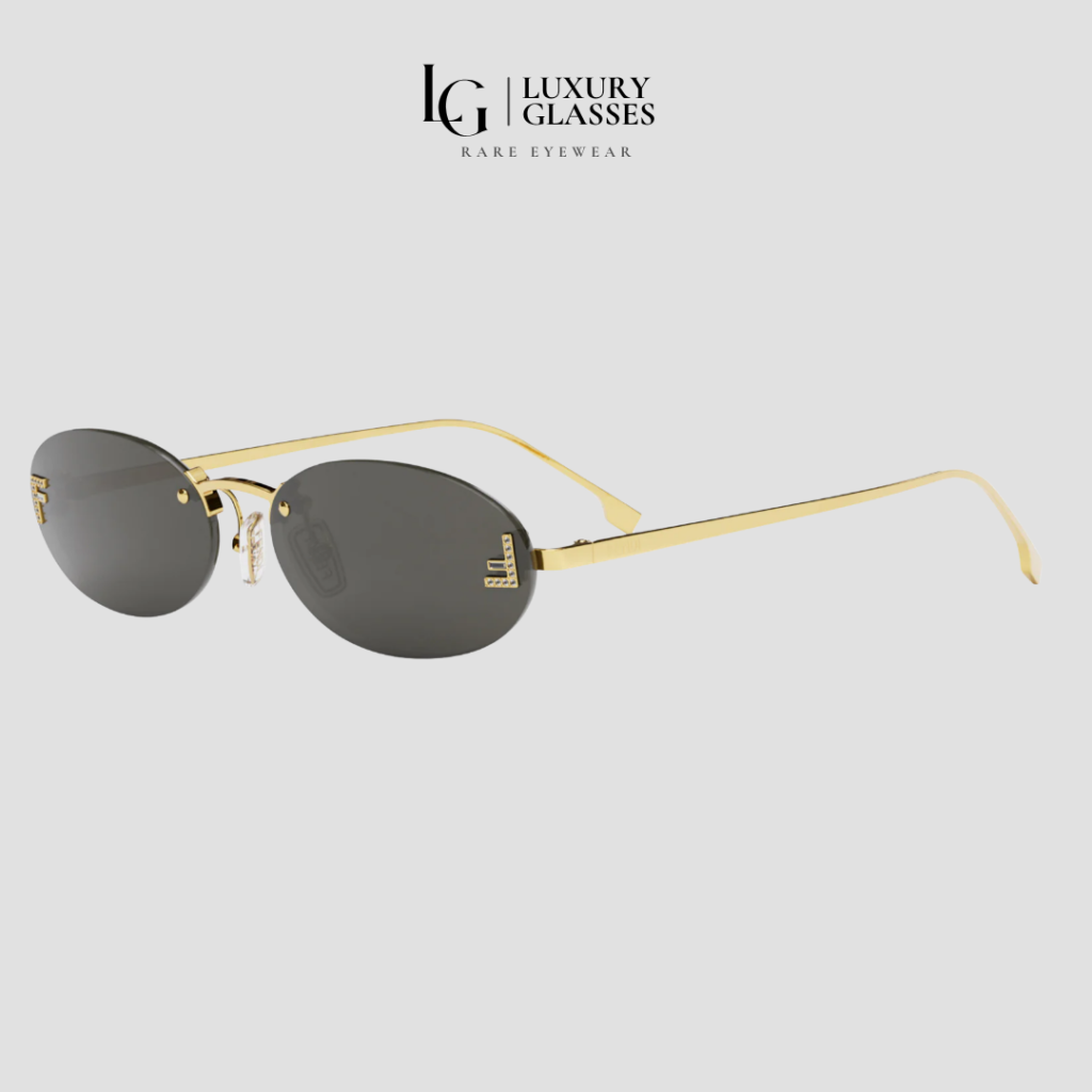 FENDI FE4075US 30A GOLD GREY – 54-15-135 (1)