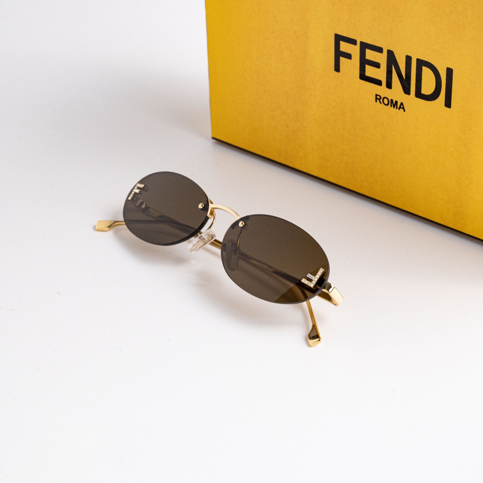 FENDI FE4075US 30J YELLOW GREEN – 54-15-135 (2)